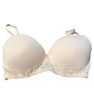 PINK by victoria's secret tan wireless bra size 34D